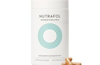 Nutrafol Women’s Balance Hair Growth Supplements, Ages 45 and Up, Clinically Proven for Visibly Thicker Hair and Scalp Coverage, Dermatologist Recommended – 1 Month Supply