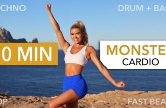 10 MIN MONSTER CARDIO – SMILE GUARANTEE I + Standing Abs I Fast Beats, Drum & Bass, Techno, Pop