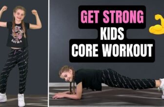 “GET STRONG” Best Core Exercises For Kids (15 Minute Kids Workout)
