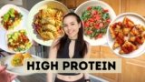 A Week of Realistic High Protein Meals (Vegan)