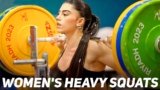 COMPILATION: Women’s Heavy Squats | Riyadh 2023