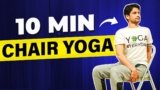 Chair Yoga for Beginners: Boost Energy & Health in Just 10 Minutes! | Saurabh Bothra Yoga