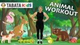 Tabata Workout for KIDS | The Animal Workout (ages 3-8) w/@TabataKidsWorkouts